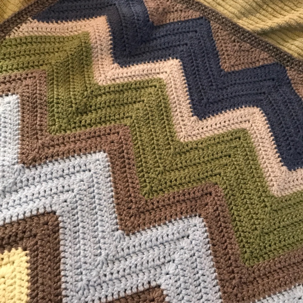 Custom Crochet Baby Boy Chevron Pattern